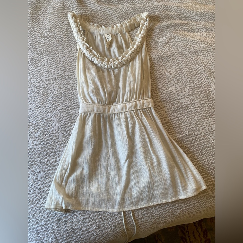 Braided Ivory Tank by Floreat/Anthropologie - Size 6